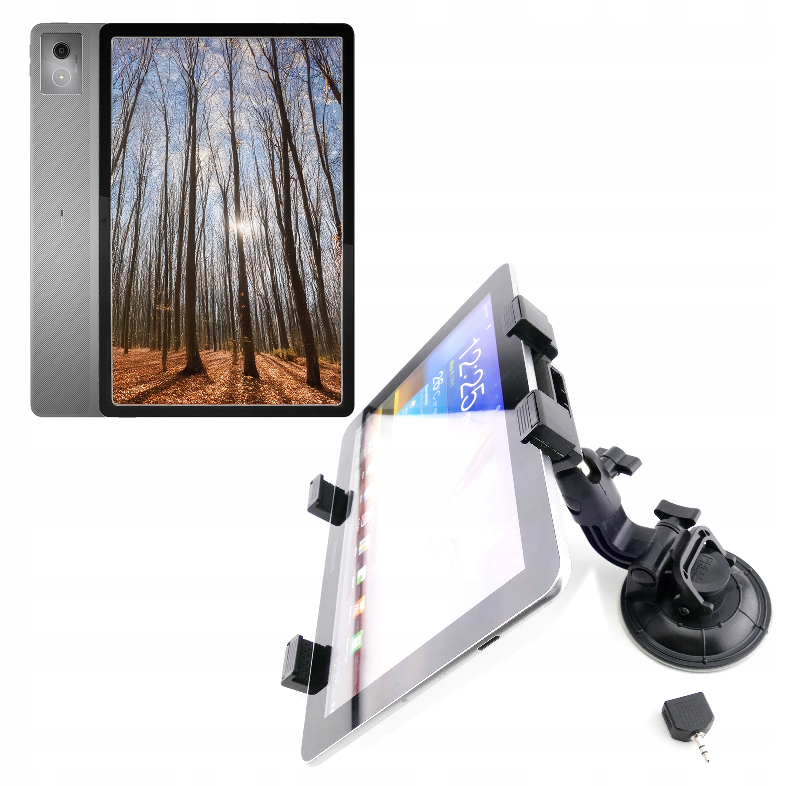 Uchwyt samochodowy do auta na szybę dla tabletu Lenovo Idea Tab Pro 2025