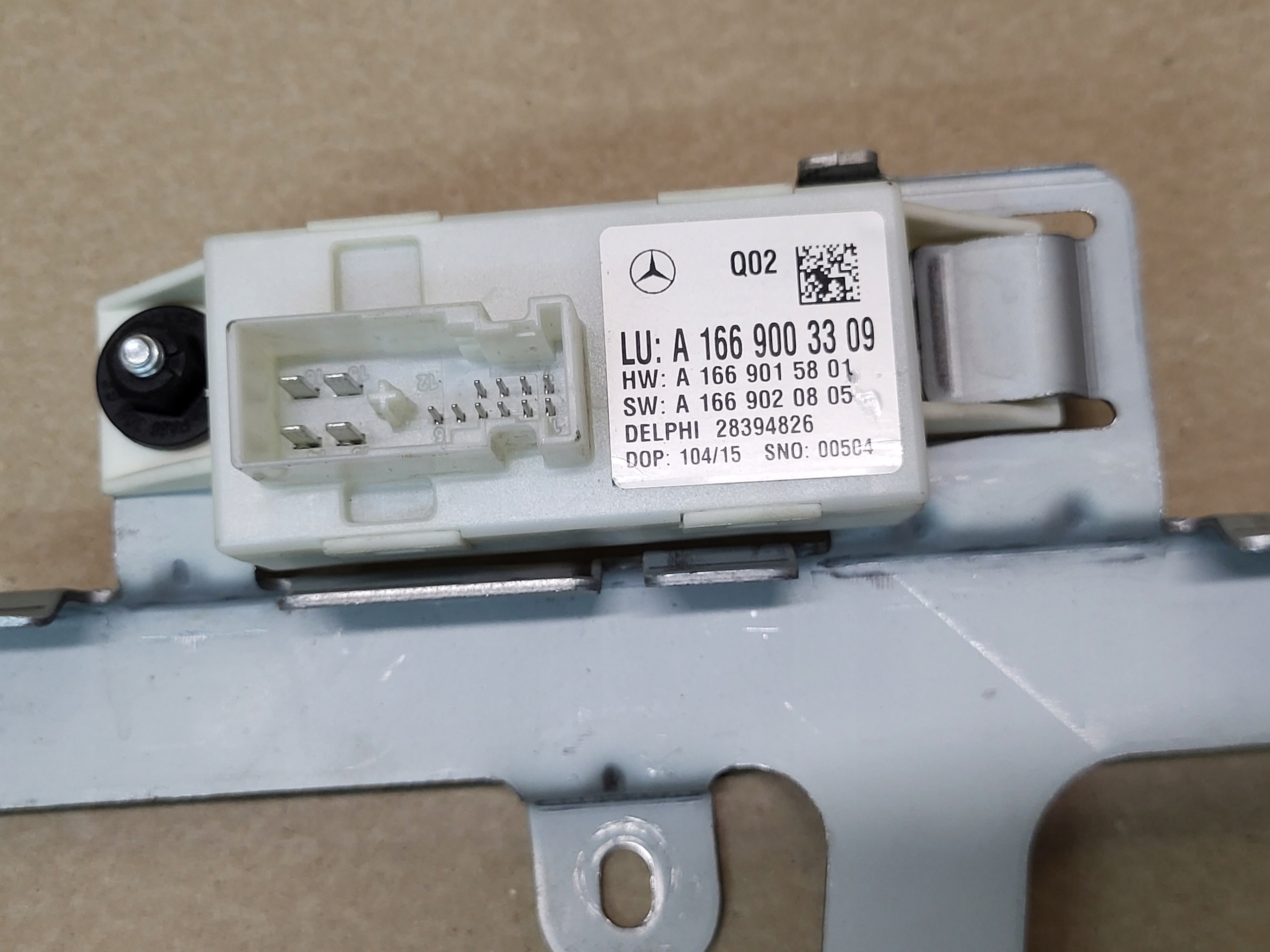 modulo Centralina computer ZASIEGU luci MERCEDES ML GL W166 E W117 W156 OE
