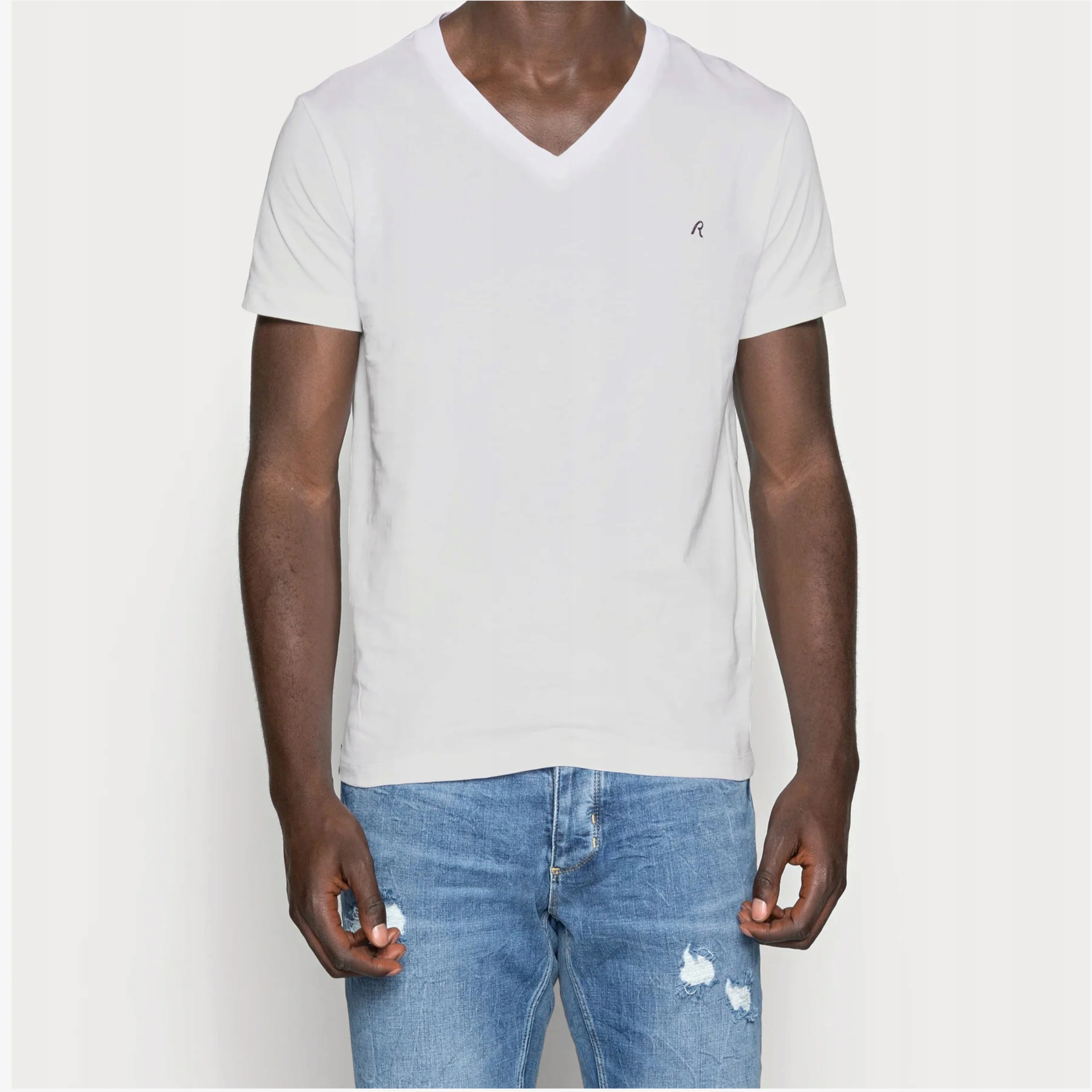 Replay T-shirt Biały Męski S Marka Replay