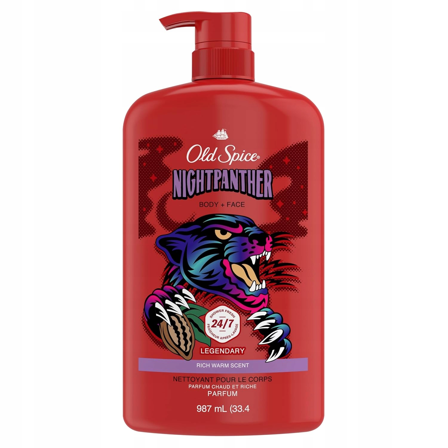 Sprchový Gel Old Spice Nightpanther 987 ml z Usa