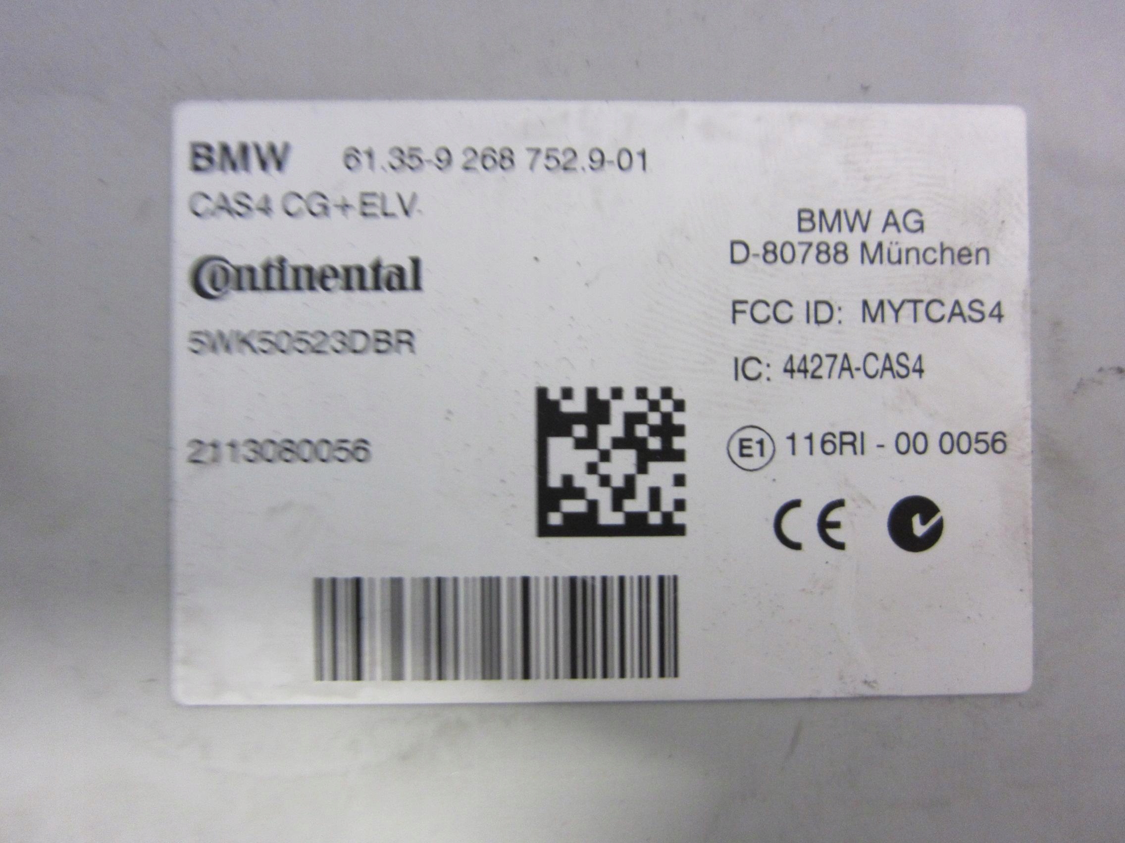 BMW F10 520D N47KOMPUTER control unit of the engine 8518477