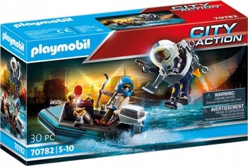 

Playmobil 70782 Policyjny plecak odrzutowy+KATALOG
