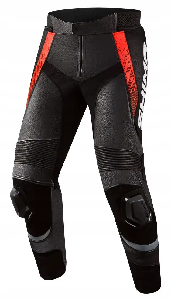 Shima Str 2.0 Bright Red športové pánske kožené nohavice 50