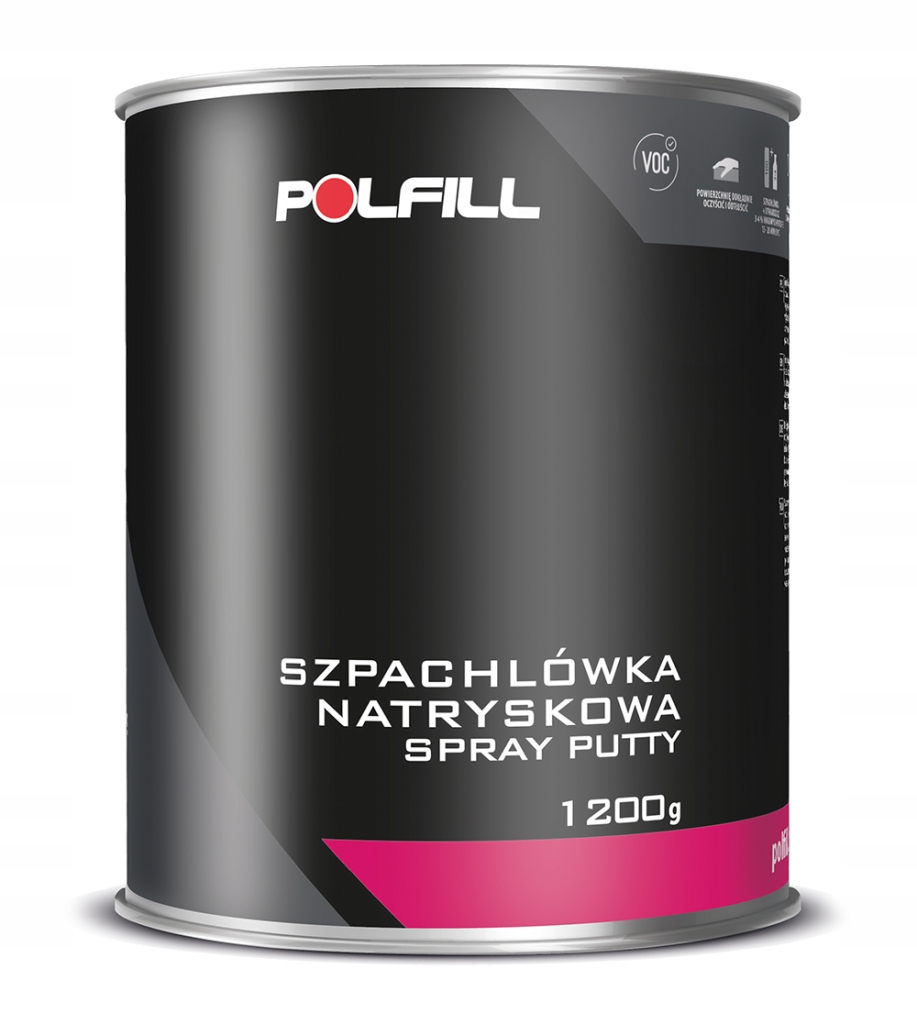 SZPACHLÓWKA NATRYSKOWA POLFILL - 1,2kg Utwardzacz