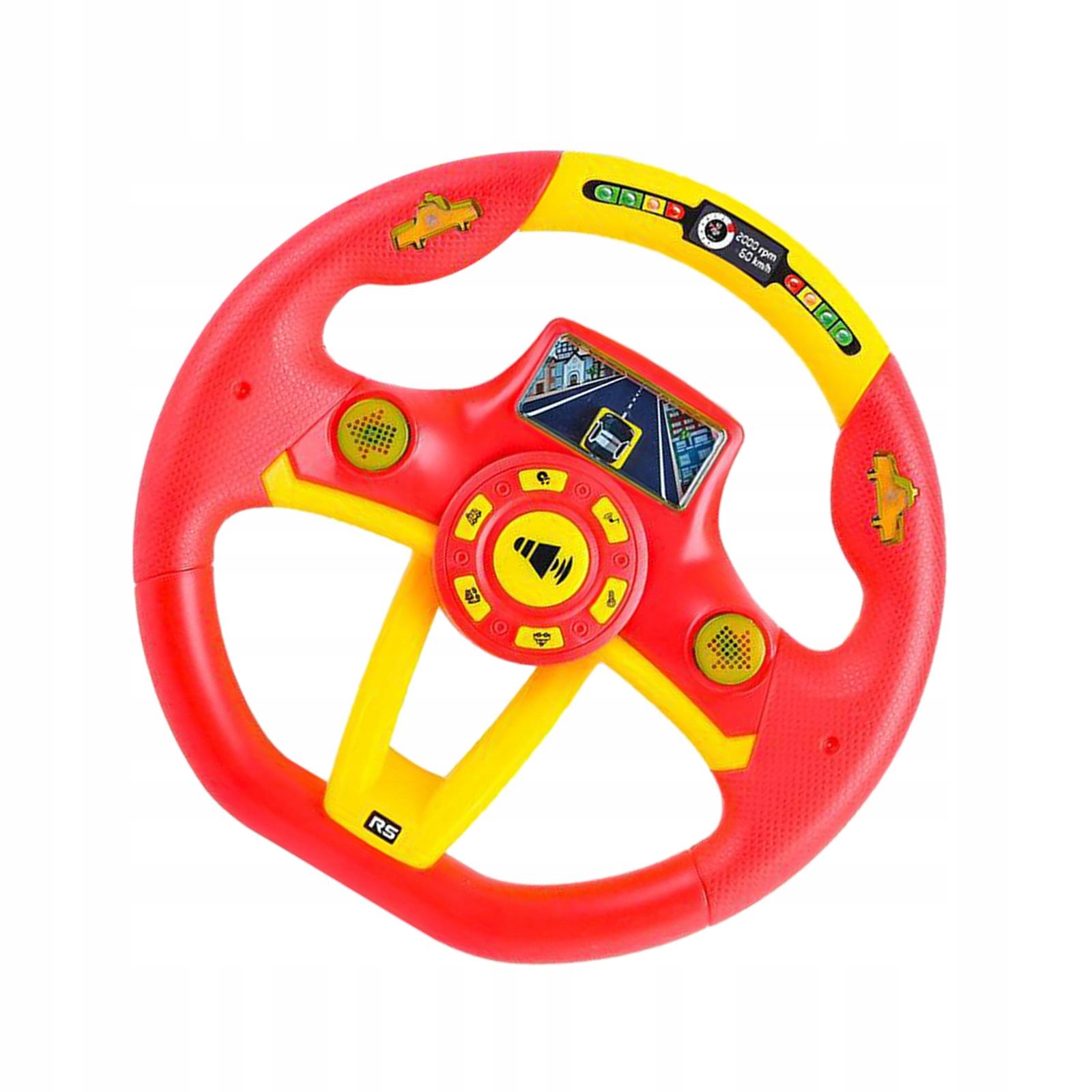 Okrągła zabawka na kierownicę ze światłami Tablica zajętości Akcesoria do