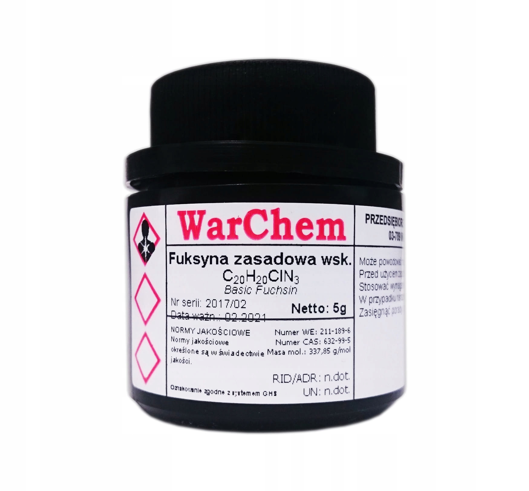 

Fuksyna Zasadowa wskaźnik 5g