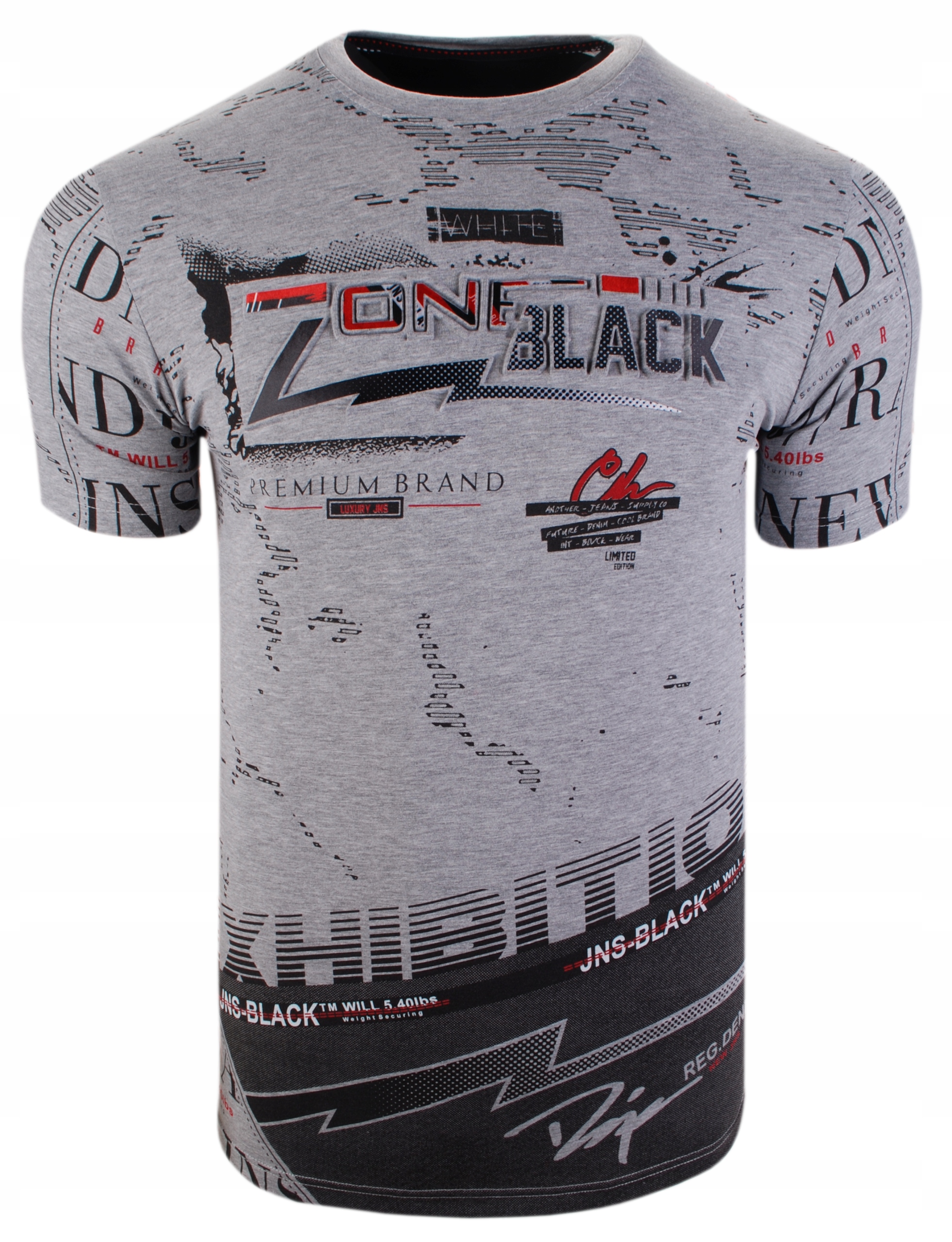 

Xxl-bluzka -koszulka T-shirt 3D Bawełna ZB/07