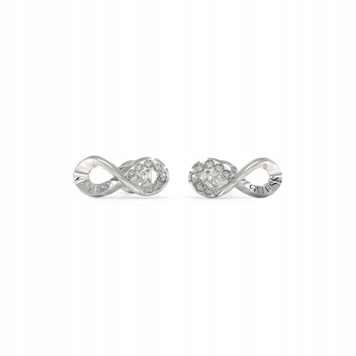 Stříbrné náušnice nekonečno Guess Endless Dream JUBE03262JWRH