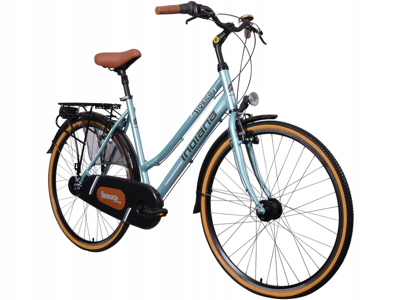Rower miejski Indiana Storica 131 7 Biegów 28 cali damski Zielony