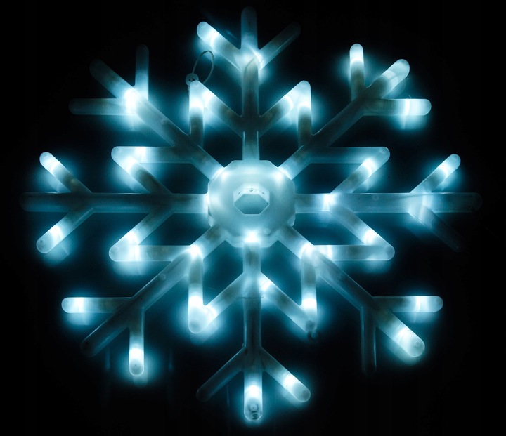 LAMPKI LED CHOINKA ŚNIEŻYNKA 40CM GWIAZDA BIAŁA Kod producenta ŚN40