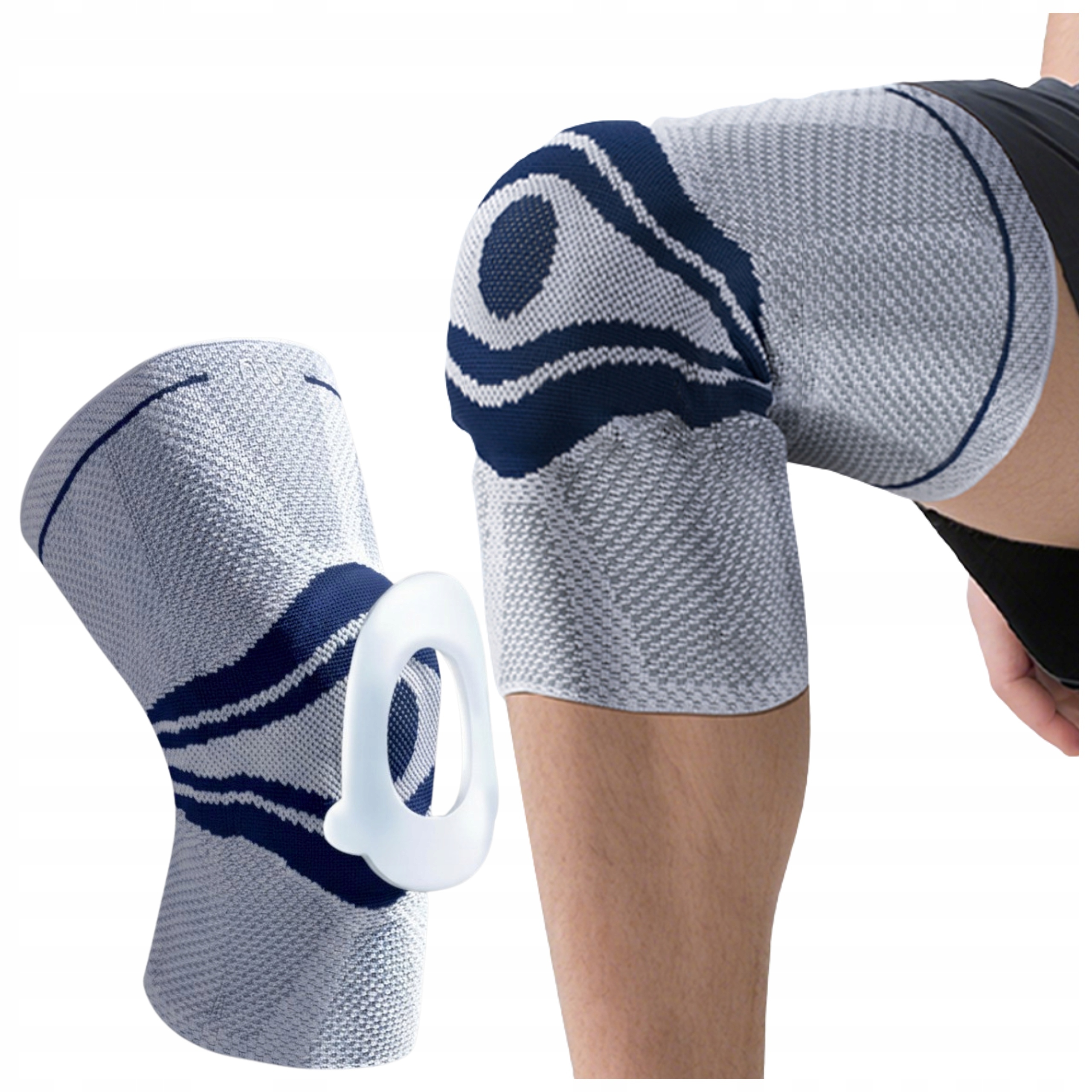 Bandáž na koleno Stabilizátor kolena Kompresní ortéza Sportovní posilovna XL