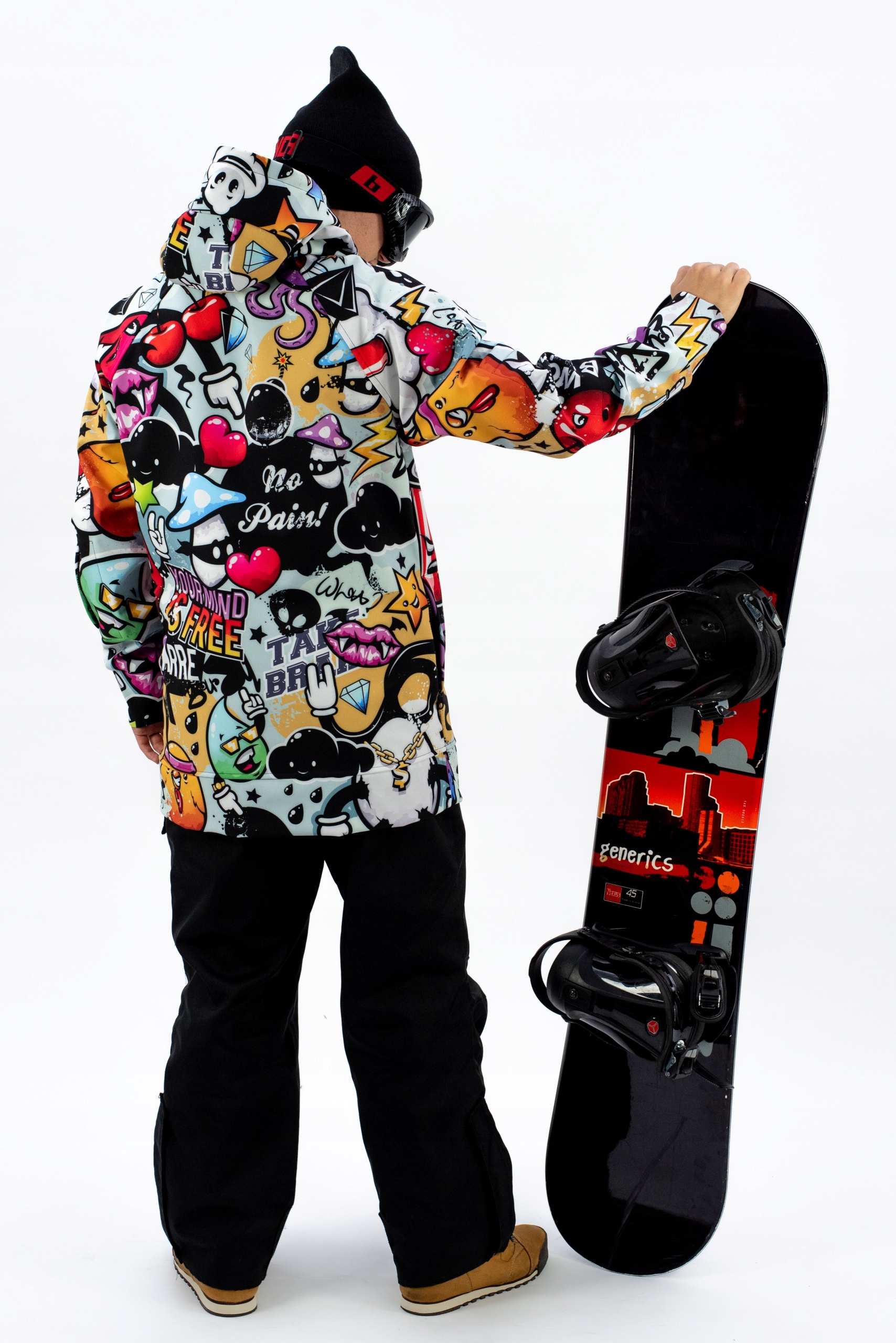 Męska Bluza Snowboardowa Graffiti Bizarre M