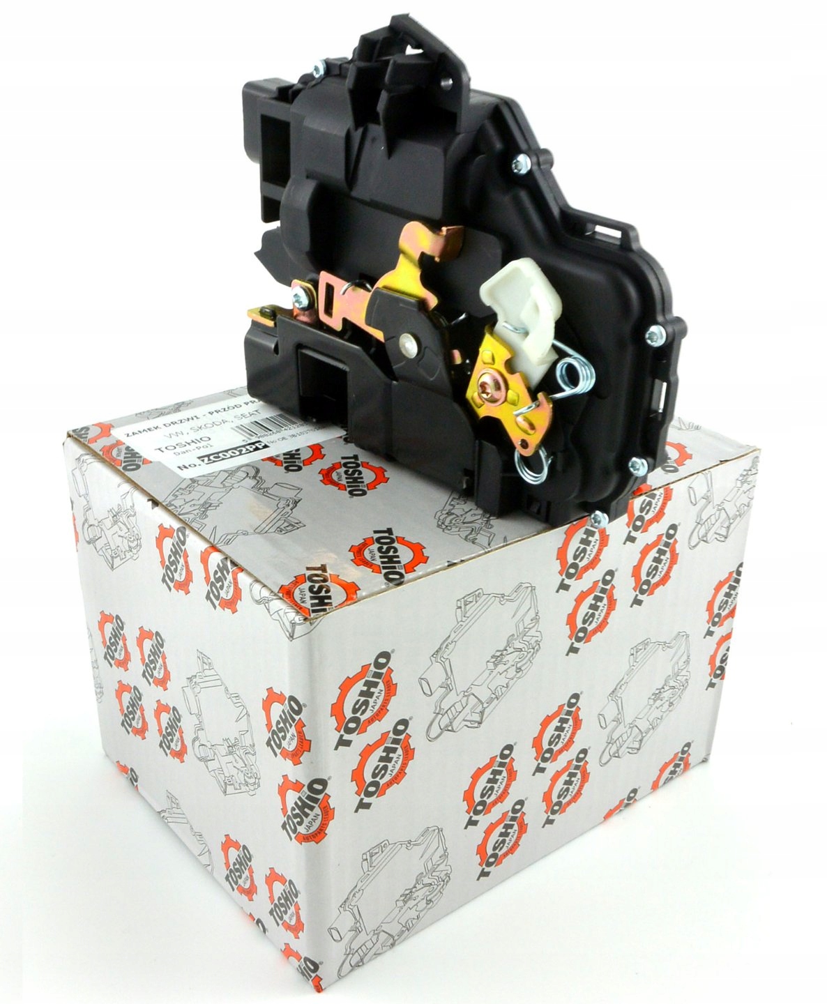 ZAMEK DRZWI PRZÓD PRAWY VW PASSAT GOLF IV 4 LUPO Producent części TOSHIO