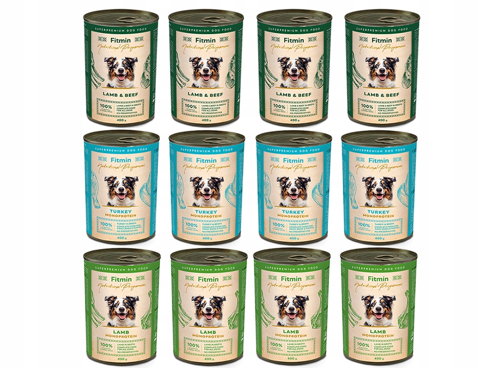 Levně Fitmin krmivo pro psy MIX Chutí 12 x 400 g