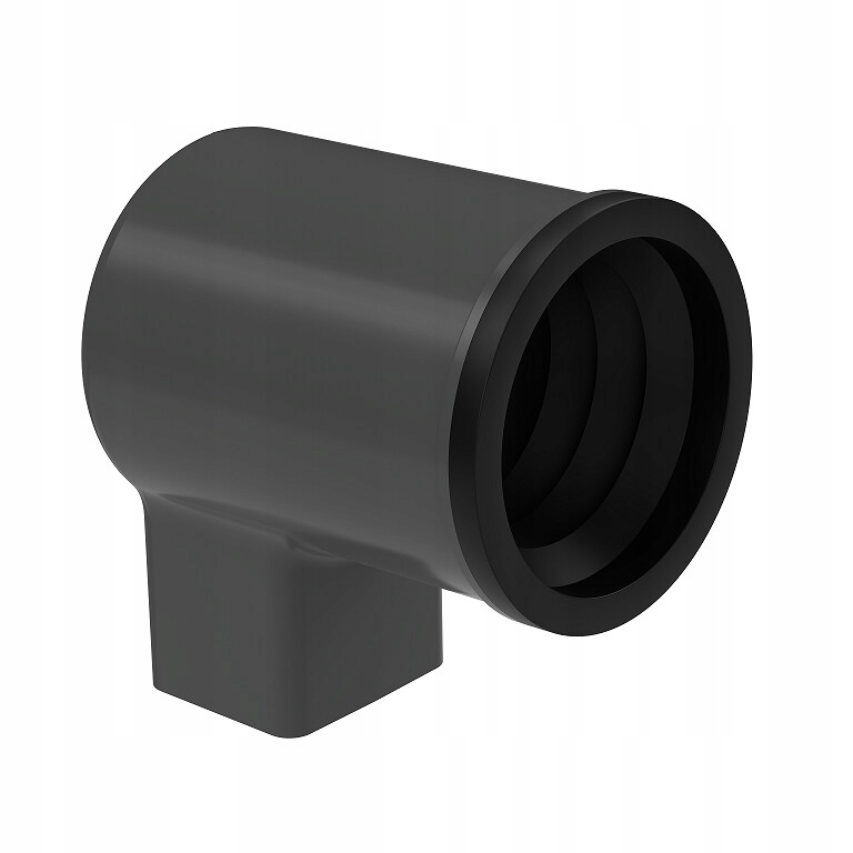 Adapter do rur Galeco BZO/PVC2 70x80 grafitowy Ral 7021