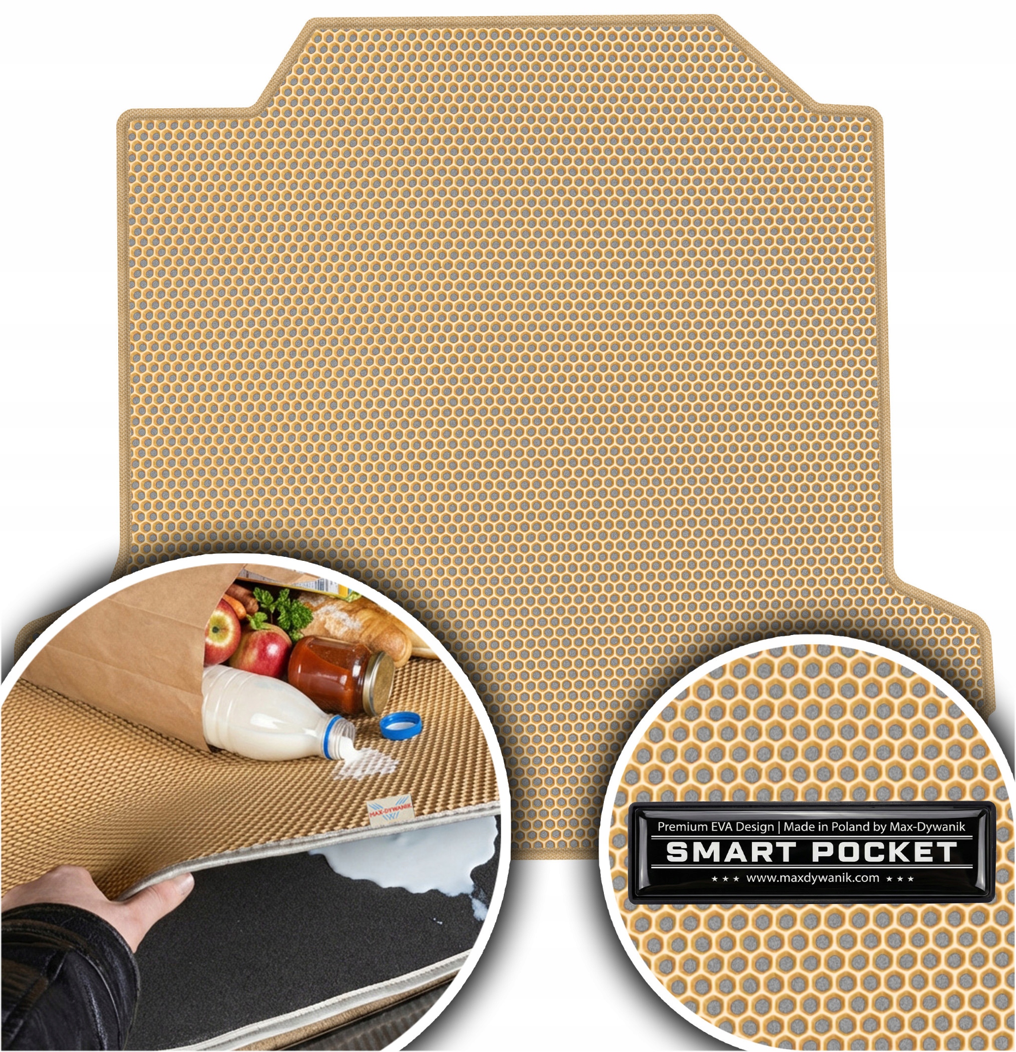 Vw Amarok II Pick-up 2022- Vložka do batožinového priestoru Eva Smart Pocket Béžová