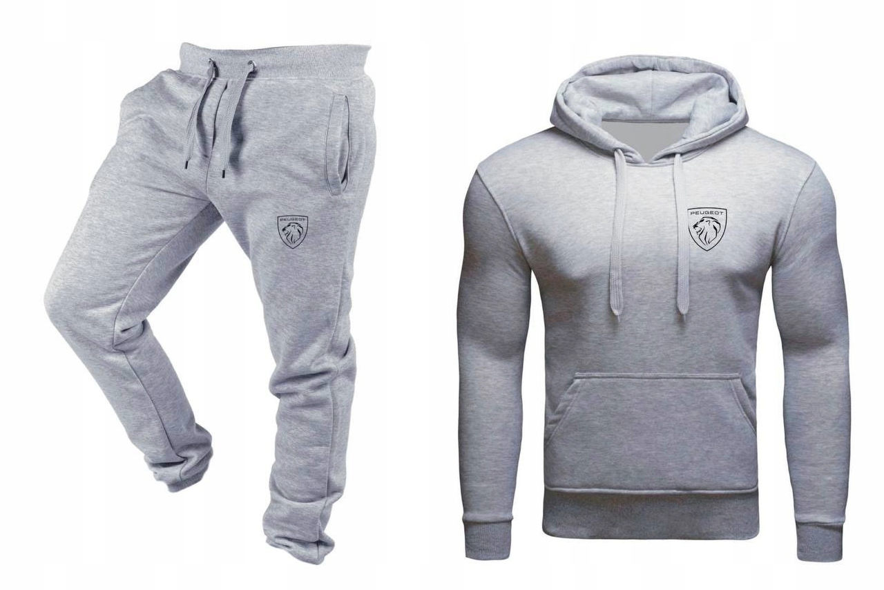 Tepláková Souprava Teplákovka Peugeot Mikina A Kalhoty Šedá M