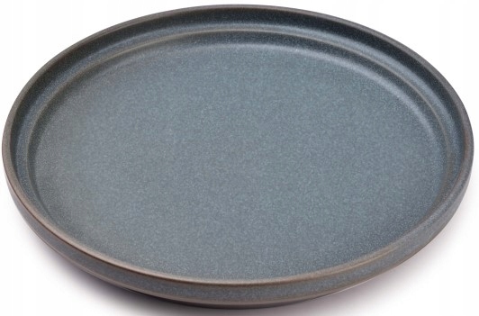

Talerz Obiadowy Płytki Porcelana Szary 26CM