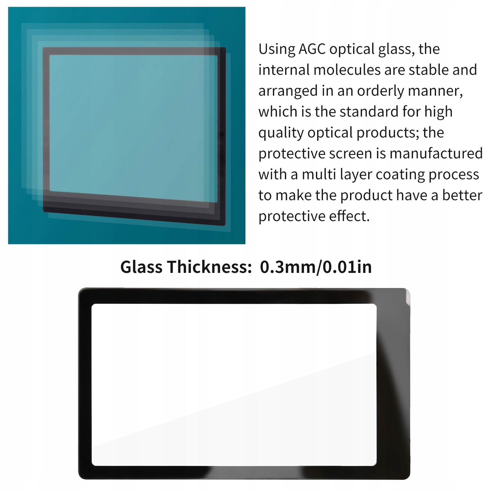 Osłona ekranu aparatu LCD przeciwodblaskowa Kod producenta 2214210084711