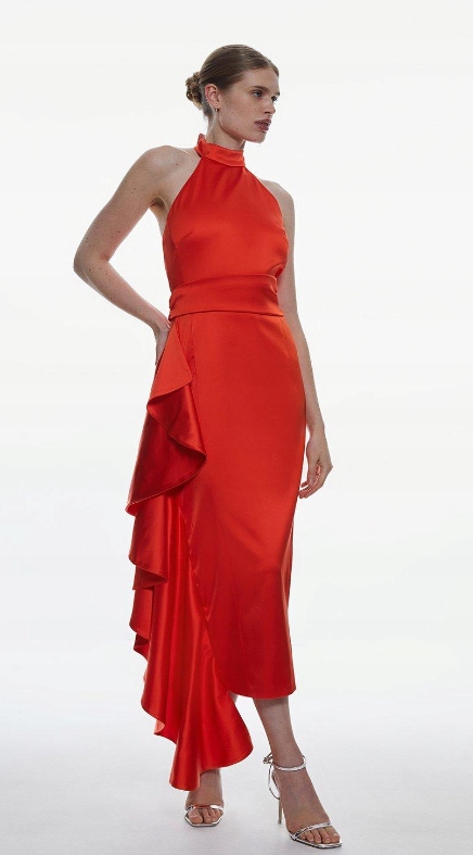 Karen Millen Šaty Červená 42 1Y1A