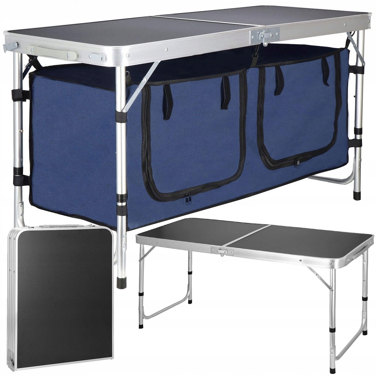 

Stolik Turystyczny Składany 120x47x71cm Kempingowy