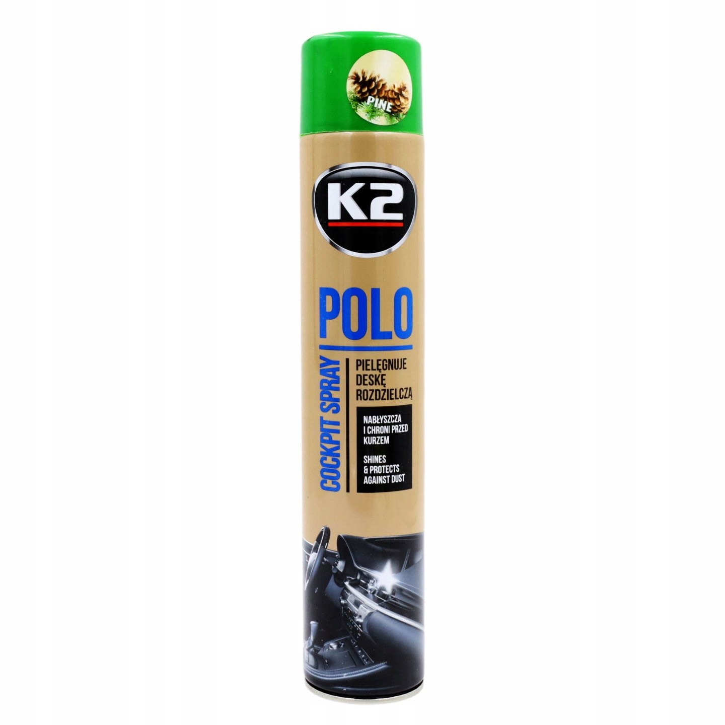 

Spray do Kokpitu K2 Polo Cockpit Sosna 750ml