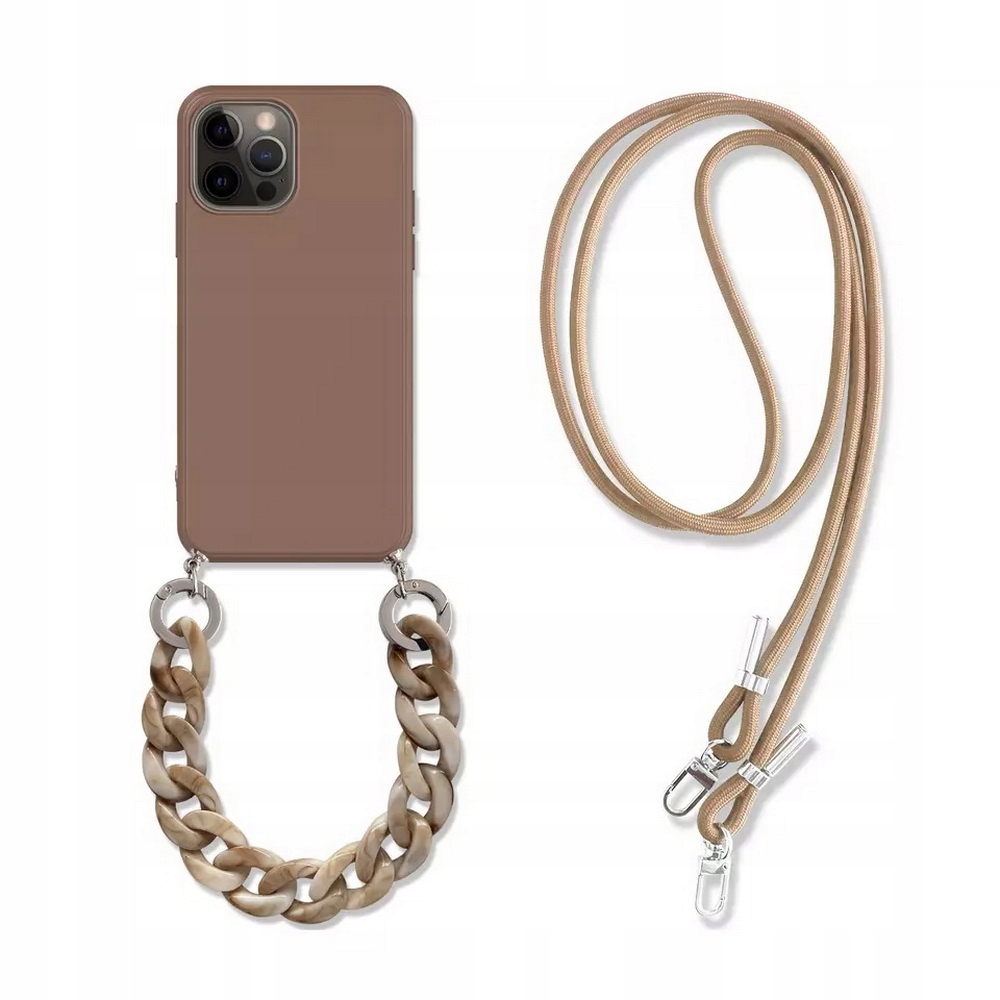 

Crossbody 2w1 etui łańcuch do iPhone 13 Pro Max