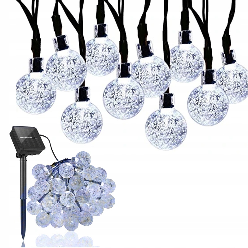 

Girlanda Lampki Ogrodowe Solarne 100LED 12M