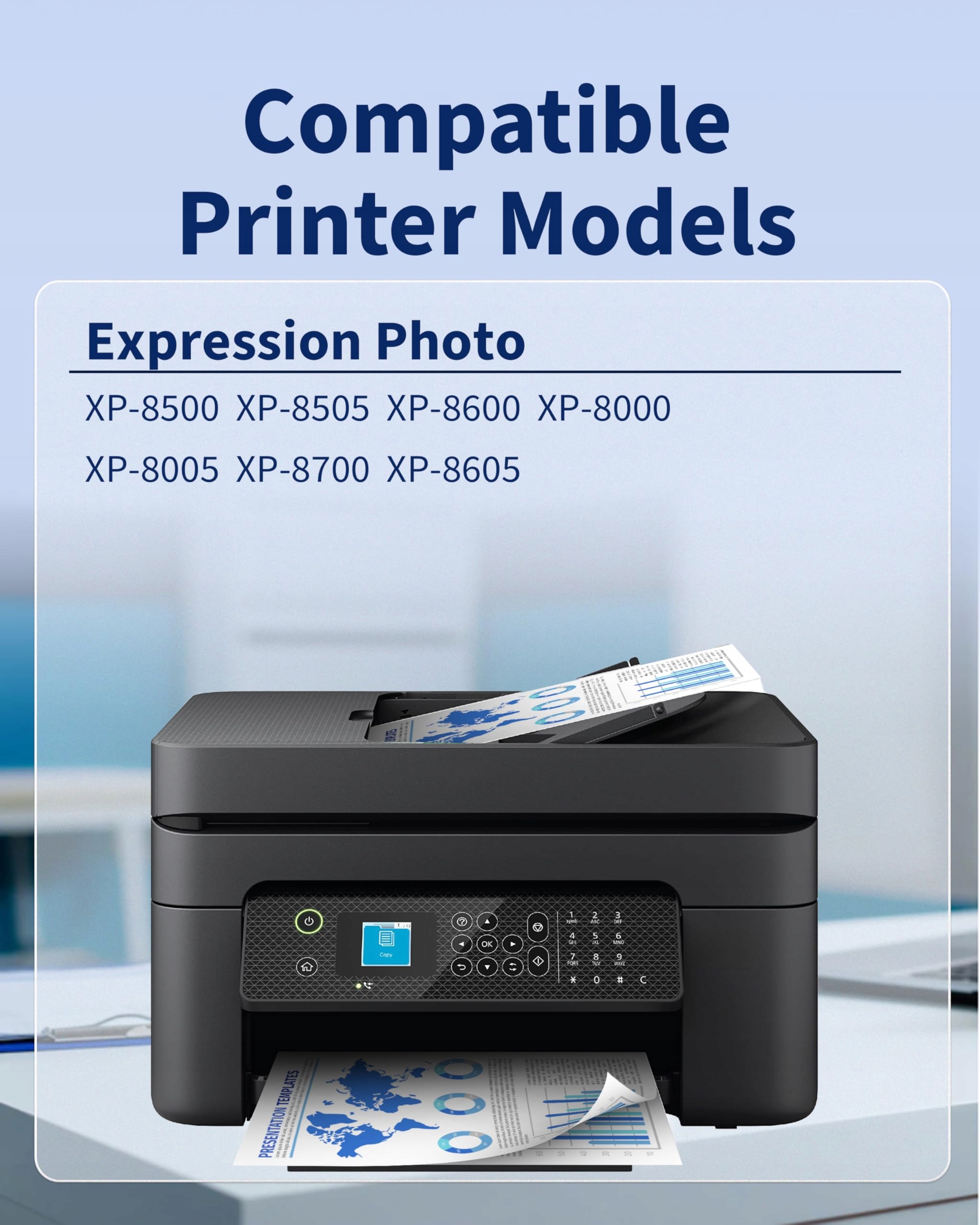 HOOKINK Zestaw 6 Tuszy 378XL Kompatybilne z Epson XP8600 XP8500 XP8700 — miniatura 2