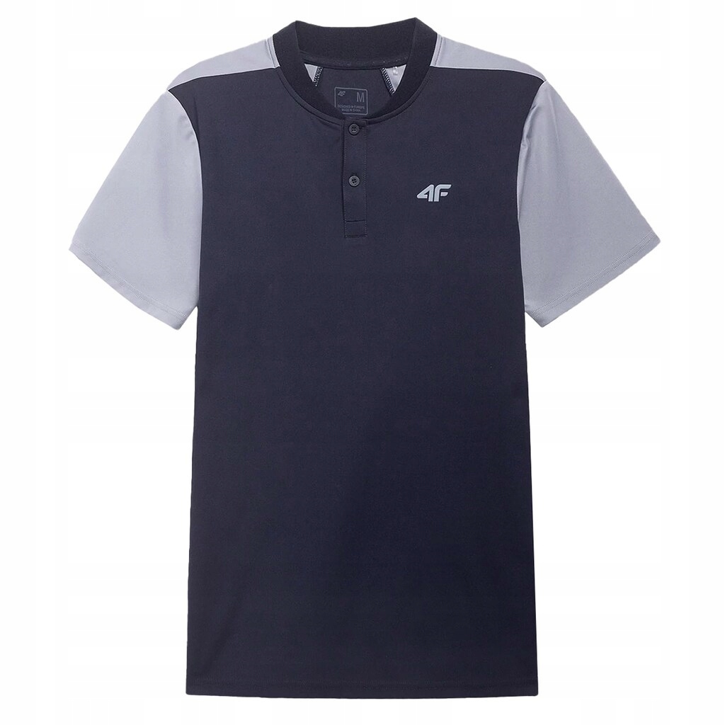 Pánská rychleschnoucí polokošile s krátkým rukávem 4F TSMF083 Tmavě modrá S