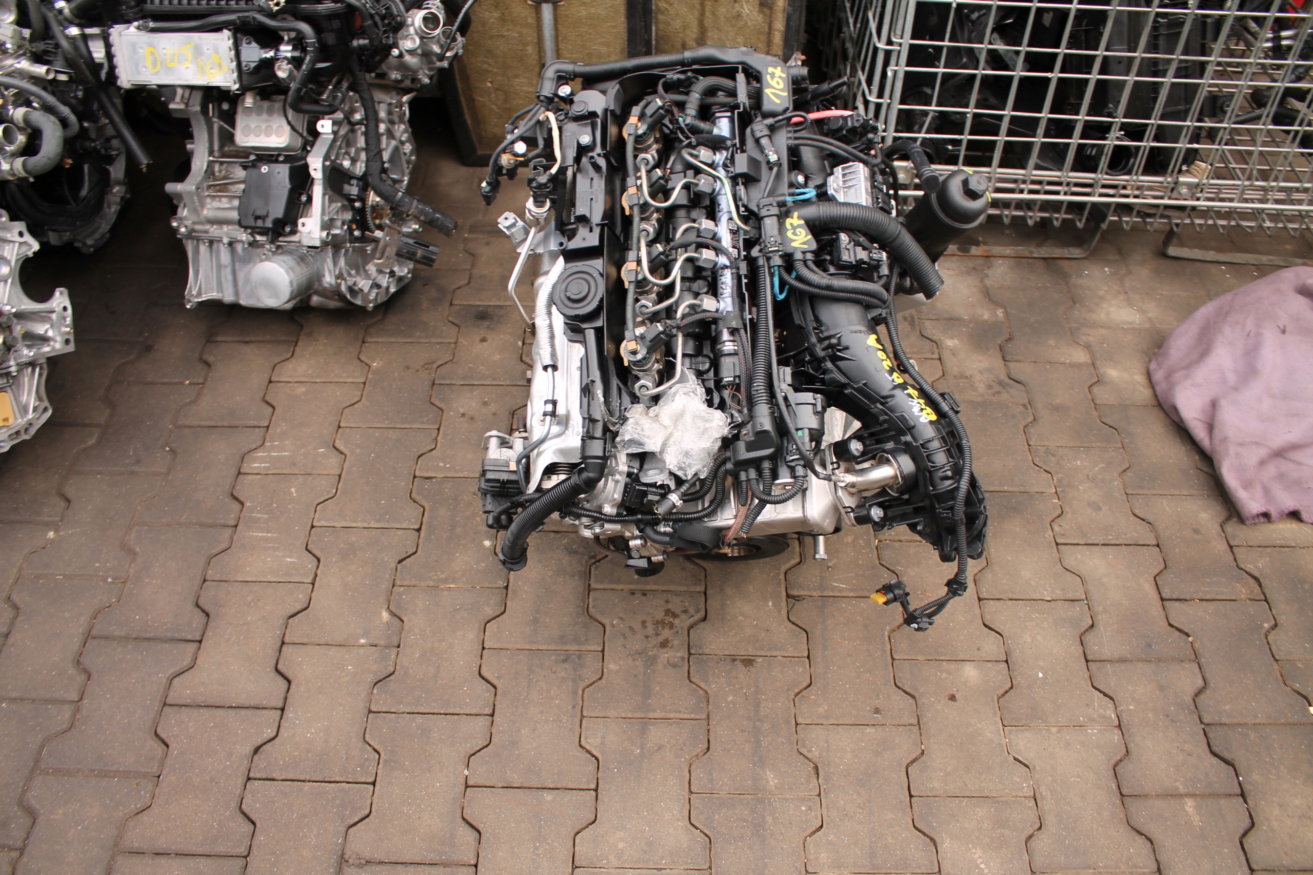 engine complete BMW X3 B47D20A JEDNO TURBO