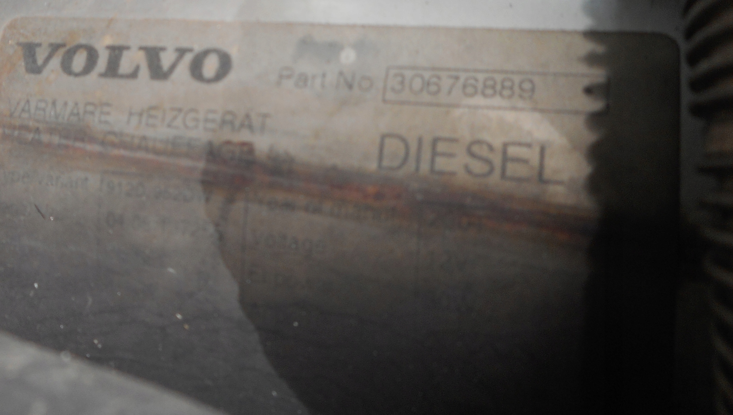 Volvo V70 III S60 XC70 ogrzewanie postojowe webasto sterownik Typ samochodu Samochody osobowe