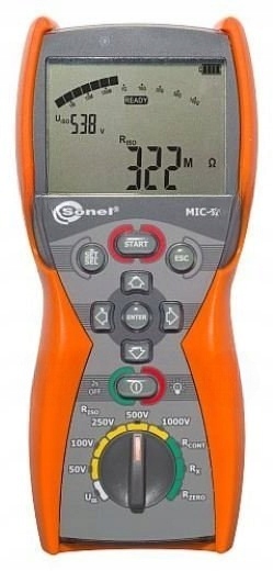 Sonel MIC-10 Miernik rezystancji izolacji IP67 z