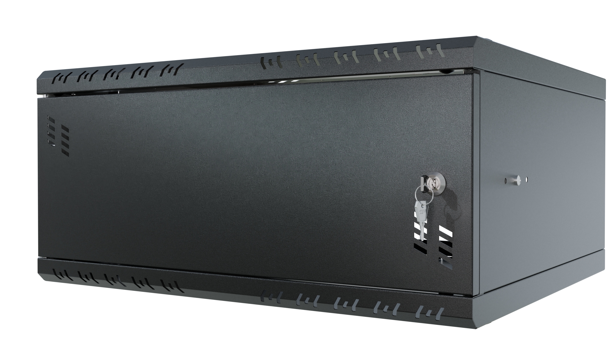 Závesná serverová skriňa Rack 19" 4U 450 mm Kovové dvere čierna Stalflex
