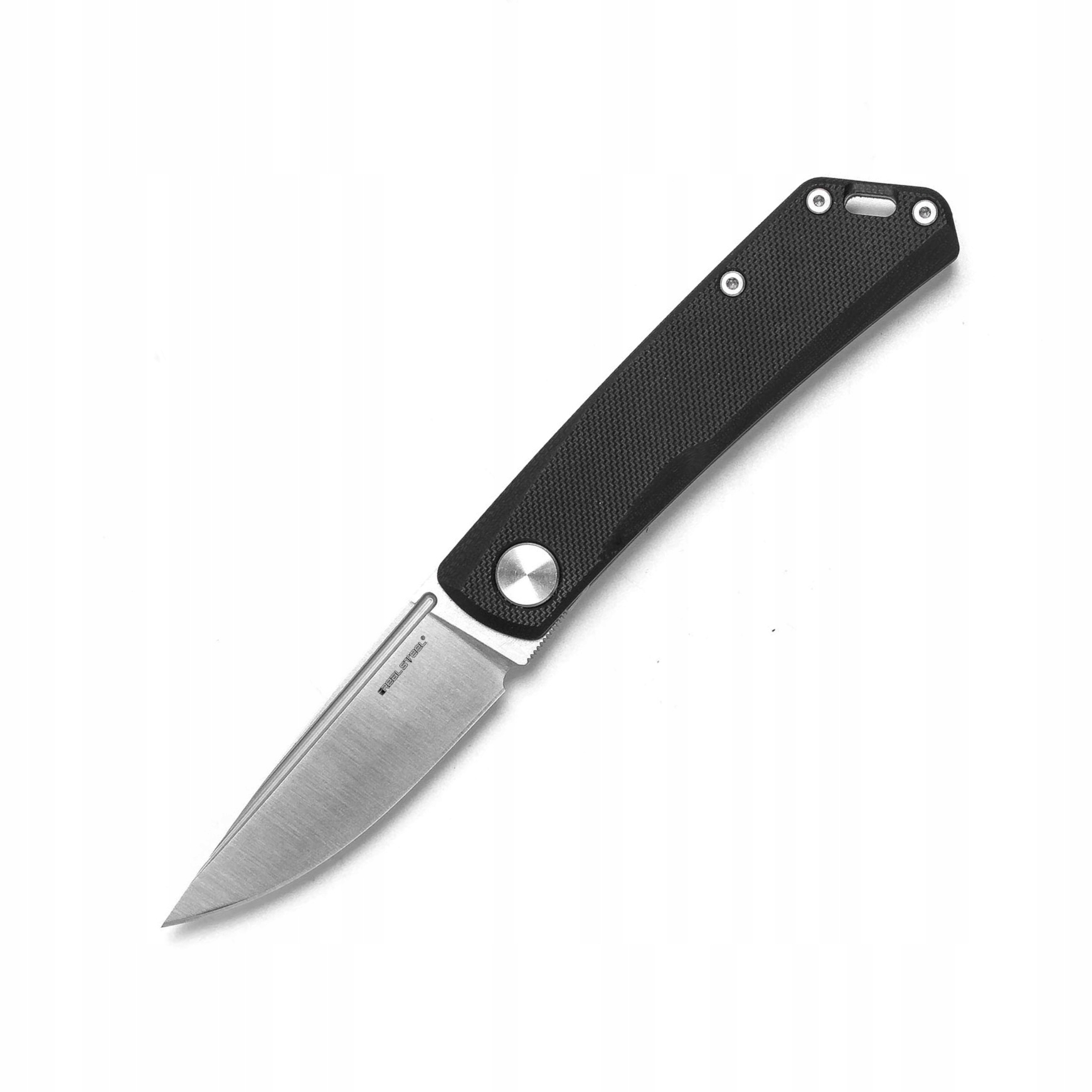 Nůž Real Steel Luna Lite Slipjoint Satin D2 Black G10