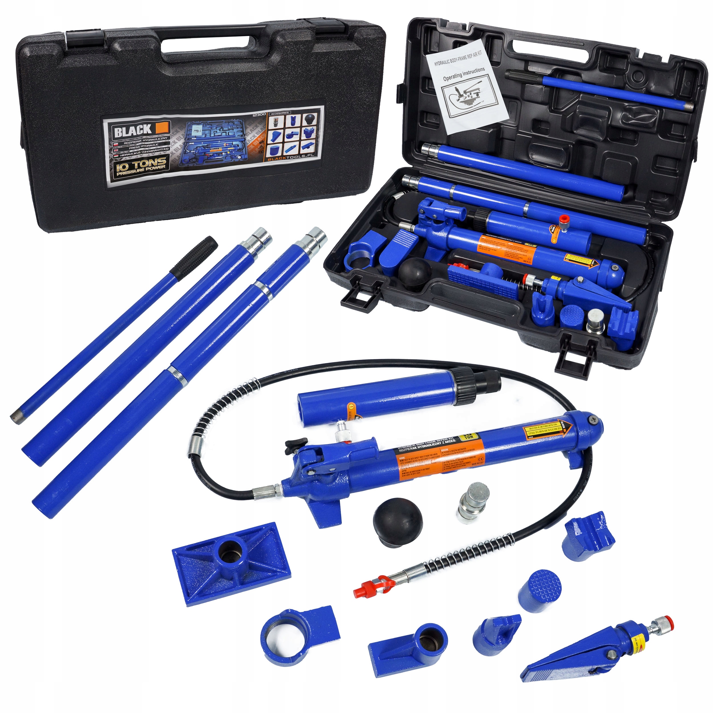 ROZPIERAKI ROZPIERAK HYDRAULICZNY 10T ZESTAW Producent code 12300