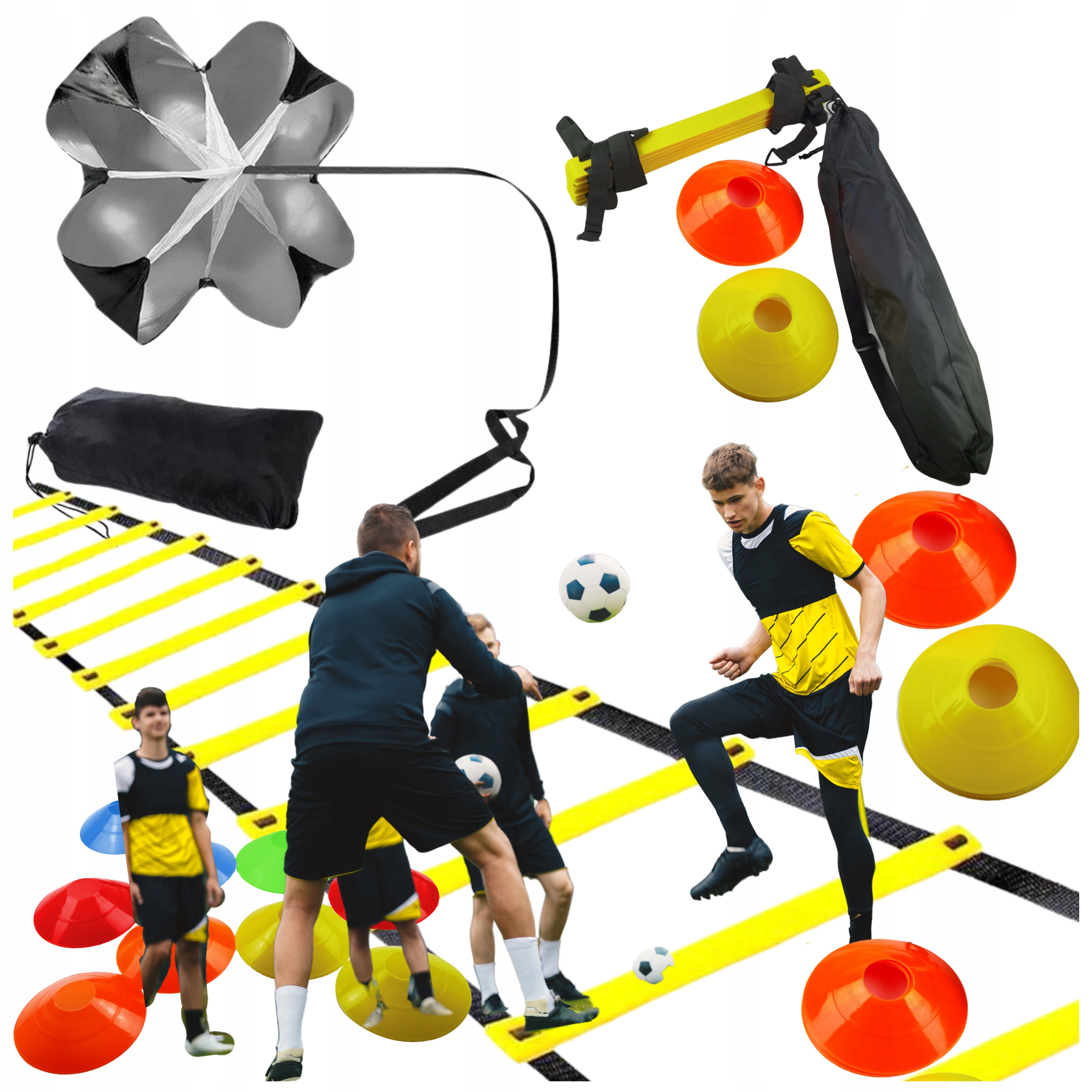 Zestaw Piłkarski Technika Szybkość Profesjonalny