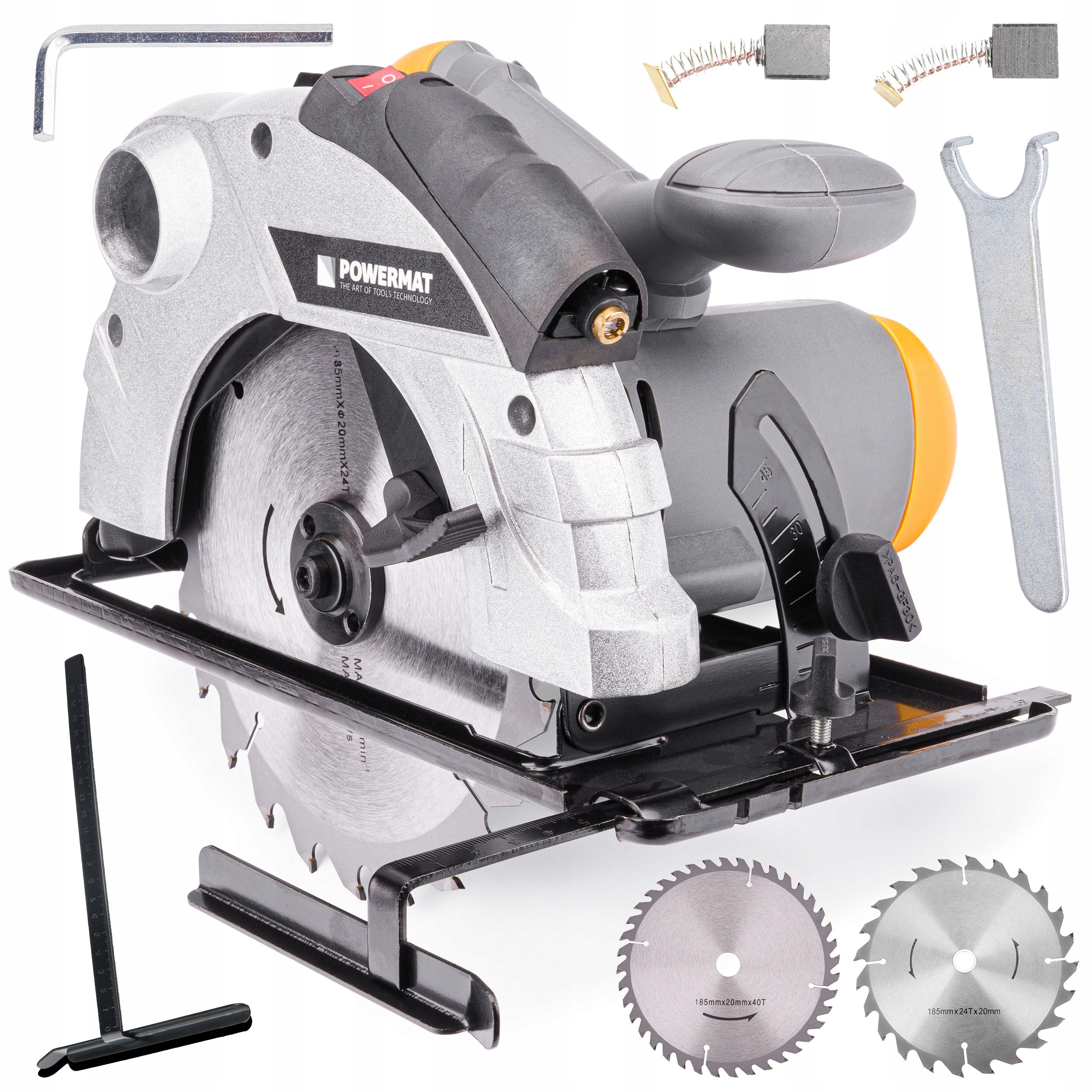 Kotoučová Pila Ruční Pila Na Dřevo S Laserem 2250 W, Řezačka 185 MM