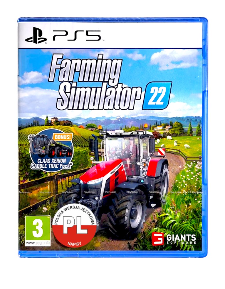 Farming Simulator 22 Playstation 5 Płyta Nowa Polskie Napisy