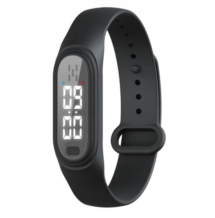 Opaska Bransoletka Na Komary Owady Zegarek Ultradźwiękowa Czarna NoBzzz