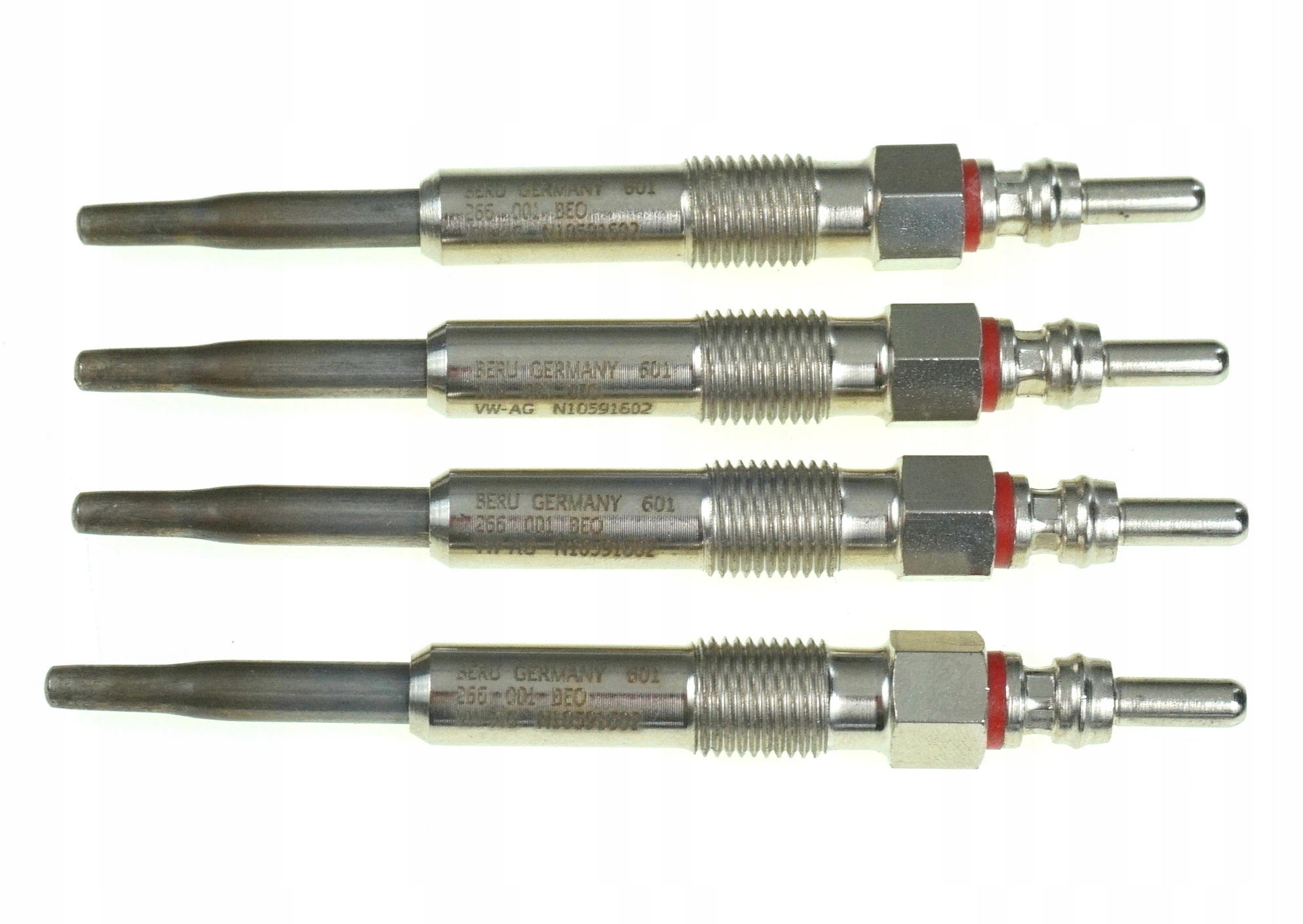 4X ŚWIECA ŻAROWA VW CADDY III 3 GOLF 5 V PASSAT B6 TOURAN 1T 1.9TDI OE VAG Numer katalogowy części N 105 916 02