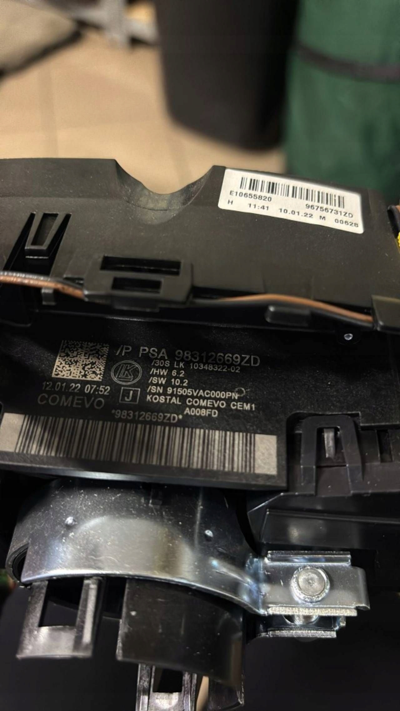 DEVIO LUCI TERGICRISTALLO TERGI Citroen DS7 Crossback 98312669ZD