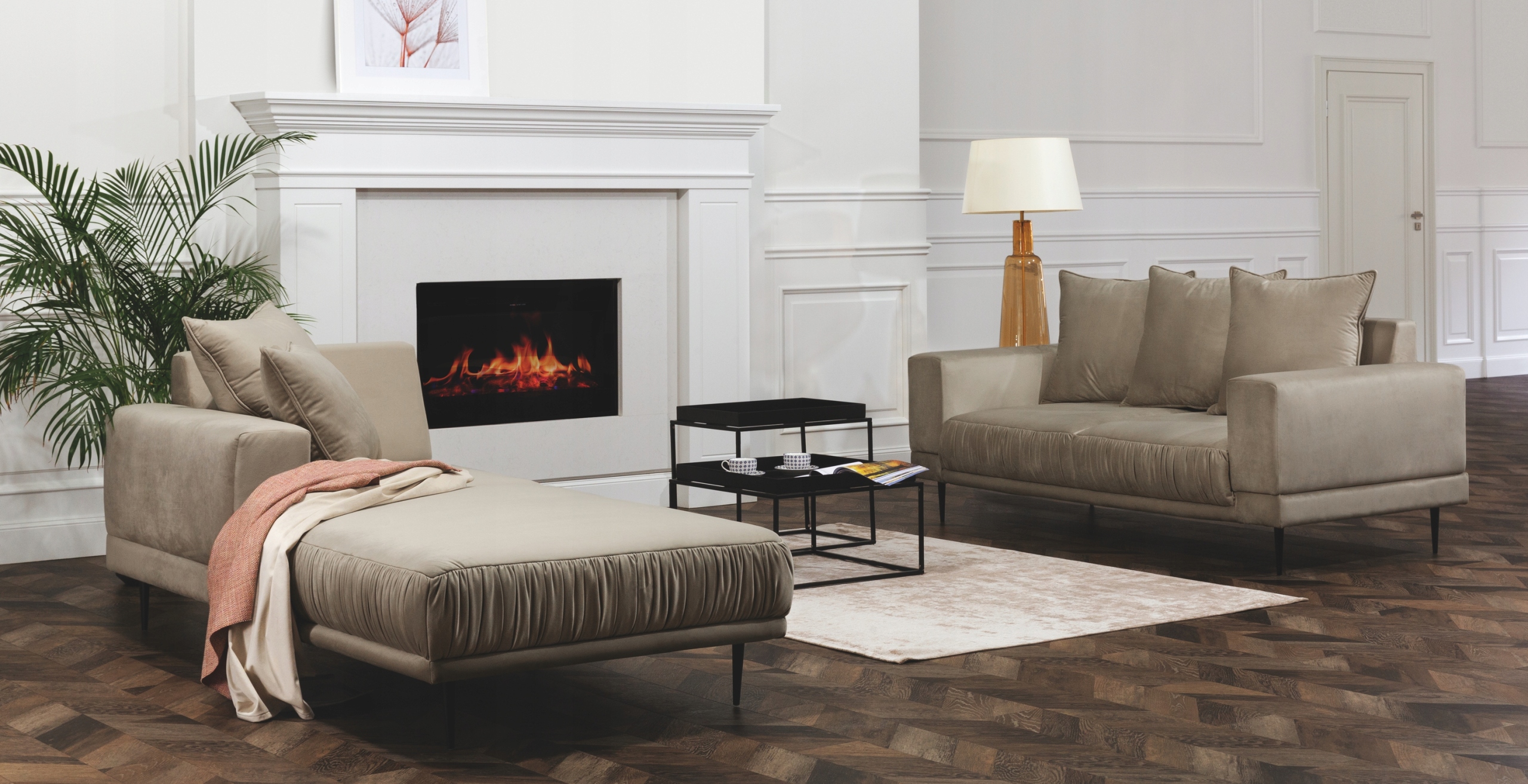 Sofa szezlong leżanka welur velvet HAUSS VELUTTO Kod producenta szez