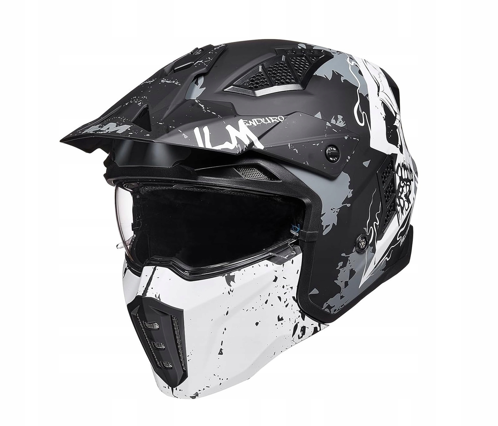 Dámska Motocyklová Prilba S Plným ILM Z302 s hľadáčikom, variabilná konfigurácia