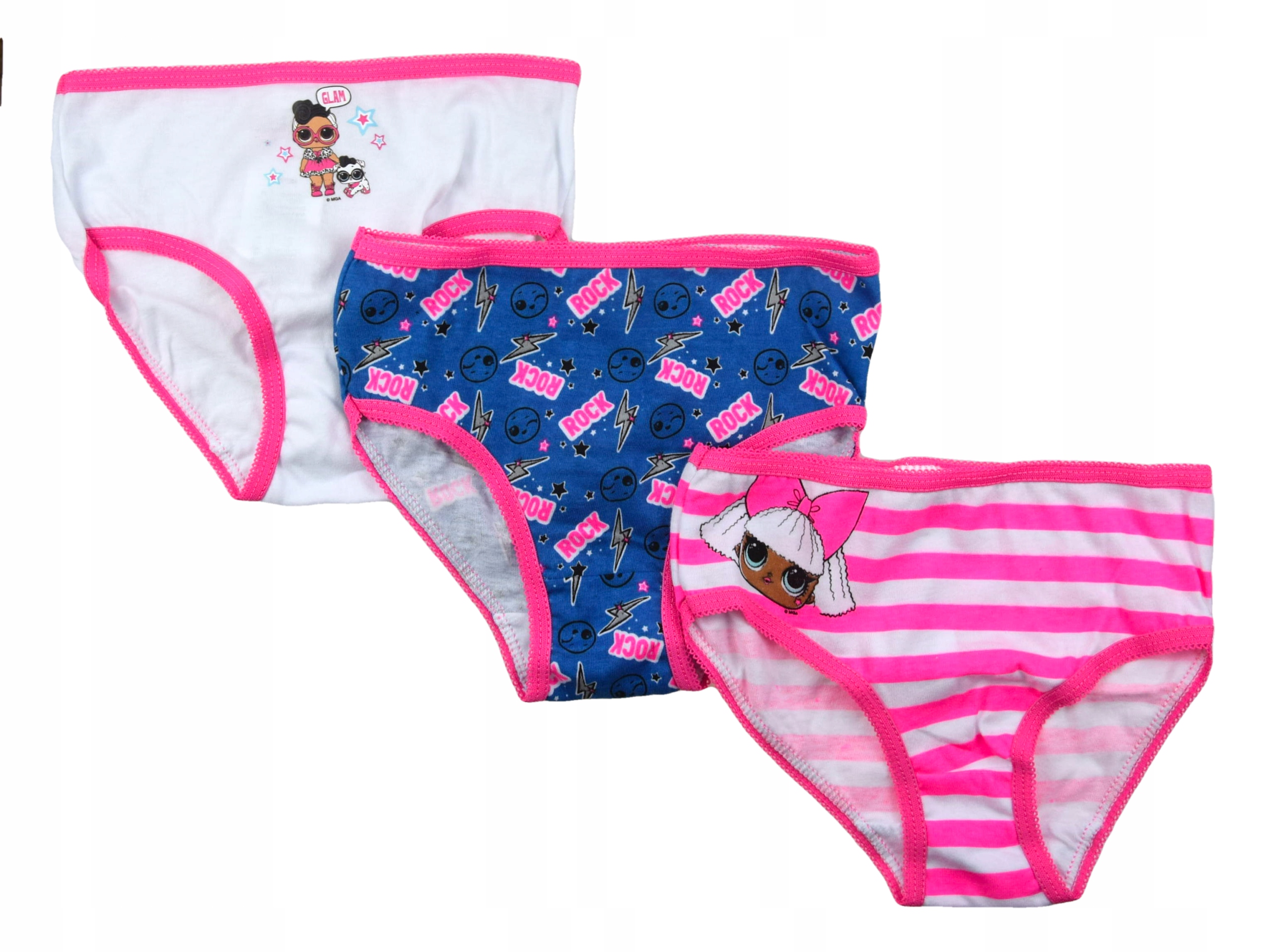 

3-PACK Slipy Majtki Lol Surprise Gwiazda 122/128