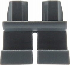 

Lego nóżki figurki spodnie c. szare, krótkie