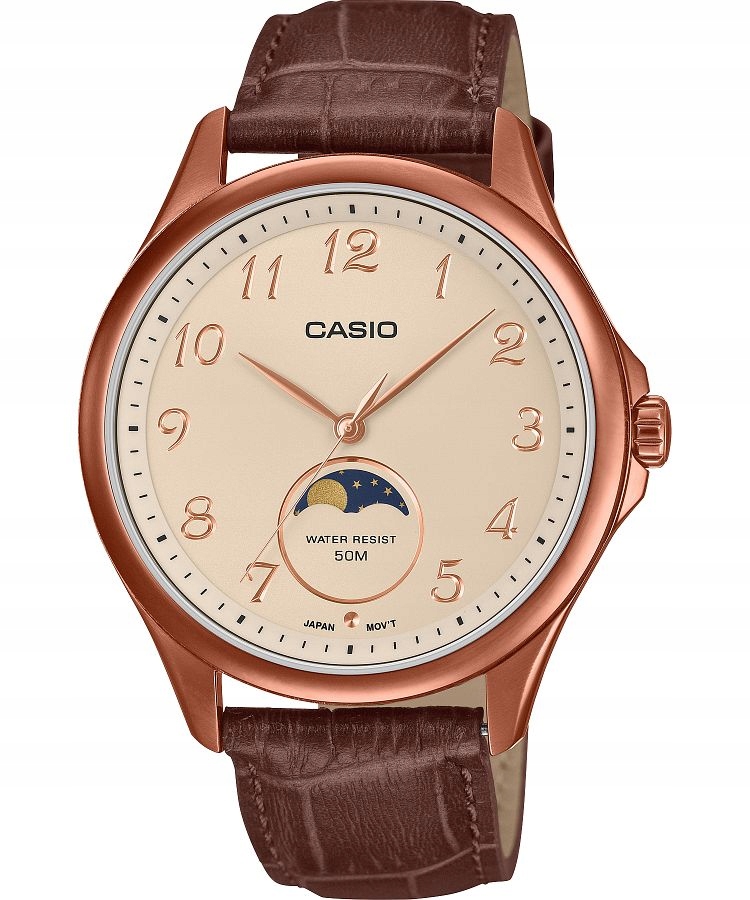 Pánské hodinky Casio Classic Moonphase Casio-MTP-M110RL-5AER