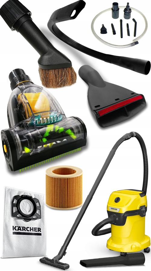 ODKURZACZ PRZEMYSŁOWY KARCHER WD 3 DO SAMOCHODU XL Kod producenta 1.629-821.0