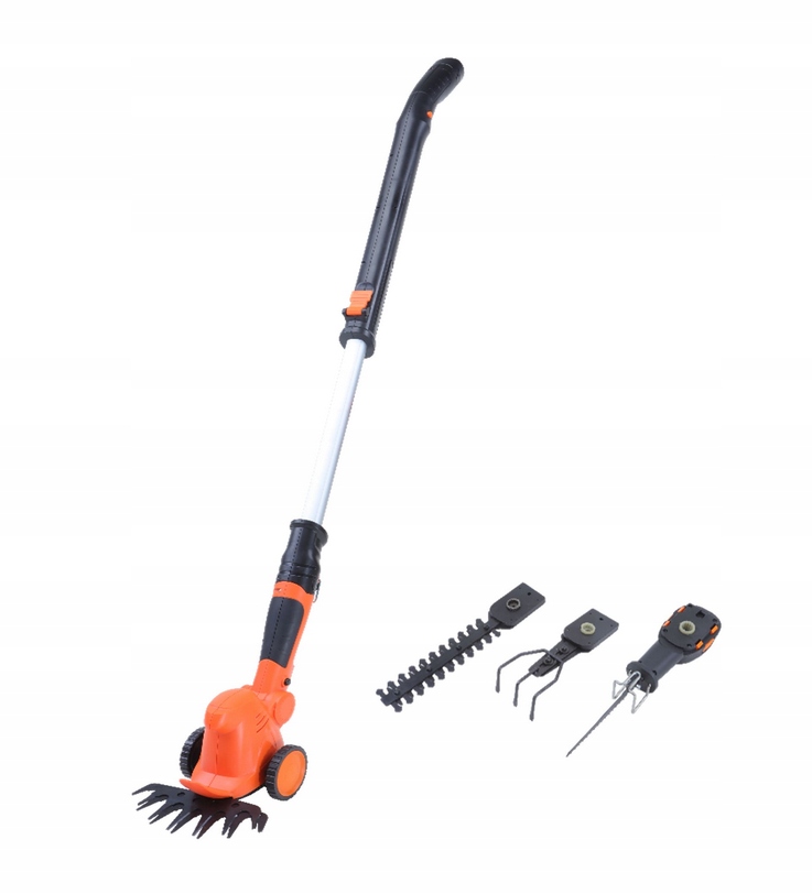 Nożyce do żywopłotu trawy z kijem teleskopowym 2x akumulator 4w1 Yard Force