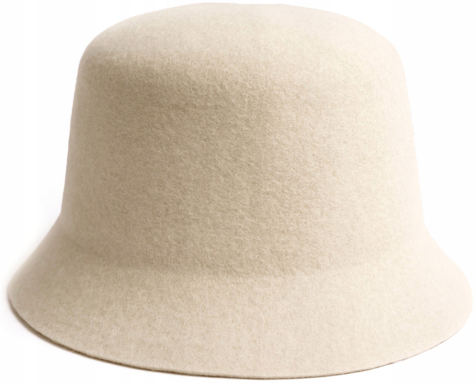 Elegantní plstěný klobouk Bethy – klasický dámský vlněný klobouk Ecru